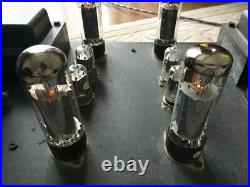 Vintage GRANT LUMLEY Vacuum Tube Power Amplifier Class Push-Pull Configuration O