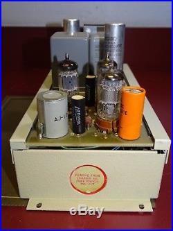 Vintage Gates M5530 Tube Pre-Amplifier Utility Amplifier Mic M5382A Pre-Amp, 1964
