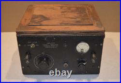 Vintage General Radio Co. Model 814-A Battery Powered Tube Lab Audio Amplifier
