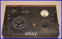 Vintage General Radio Co. Model 814-A Battery Powered Tube Lab Audio Amplifier