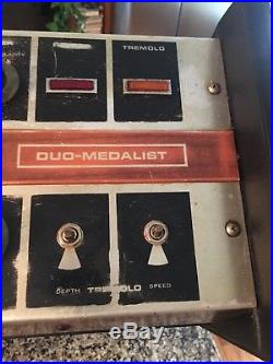 Vintage Gibson 1960s Amp guitar tube amplifier Duo Medalist Works Estate Find
