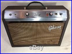 Vintage Gibson 5 Tube Amplifier. Skylark GA5, Early 1960s. Good Sound, Clean