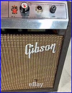 Vintage Gibson 5 Tube Amplifier. Skylark GA5, Early 1960s. Good Sound, Clean