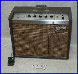 Vintage Gibson Falcon all tube combo amp with footswitch GA-19 RVT