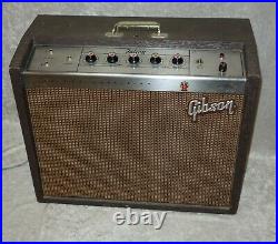 Vintage Gibson Falcon all tube combo amp with footswitch GA-19 RVT