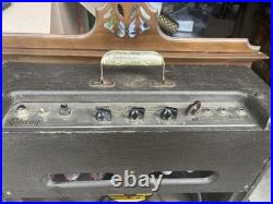 Vintage Gibson GA-6 Amp with Fender Speaker Guitar Amplifier Modified By Metz