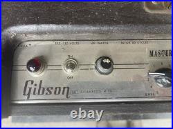 Vintage Gibson GA-6 Amp with Fender Speaker Guitar Amplifier Modified By Metz