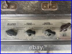 Vintage Gibson GA-6 Amp with Fender Speaker Guitar Amplifier Modified By Metz