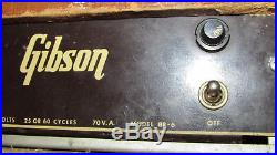 Vintage Gibson Tube Guitar Amplifier Amp Model BR 40's 50's Project