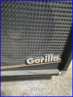 Vintage Gorilla Tube Cruncher TC-35 Practice Guitar Amp Black Chrome 1986