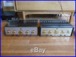 Vintage Grommes 10PG Tube Amplifiers Mono Amp Stereo Pair 10-PG, RARE