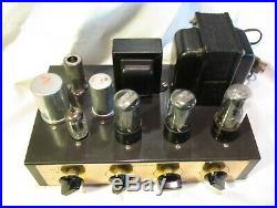 Vintage Grommes Tube Amplifier Model LJ5 with full tube compliment