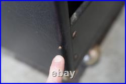 Vintage Guitar Tube Amp Kustom 72 Coupe Amplifier Sparkle Blue with foot pedal