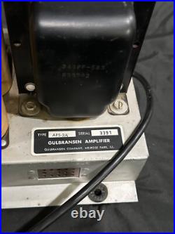 Vintage Gulbransen Organ Tube Amp APS-2A Pre Amplifier Made in the USA Untested