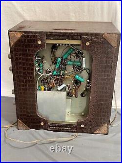 Vintage HEATHKIT A-9B Mono Tube Amplifier faux Alligator skin Case A-9c LISTED 2