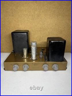 Vintage HEATHKIT A-9C Mono Tube Amplifier Untested No Bottom Plate Tubes & Cord