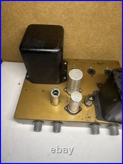 Vintage HEATHKIT A-9C Mono Tube Amplifier Untested No Bottom Plate Tubes & Cord