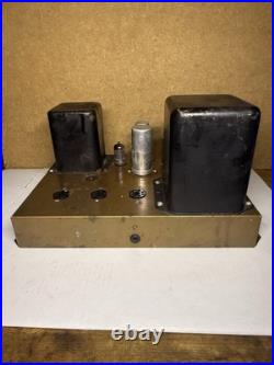 Vintage HEATHKIT A-9C Mono Tube Amplifier Untested No Bottom Plate Tubes & Cord