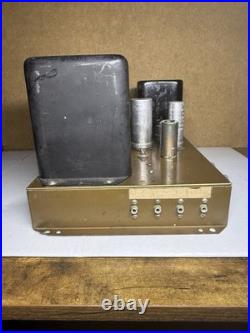 Vintage HEATHKIT A-9C Mono Tube Amplifier Untested No Bottom Plate Tubes & Cord