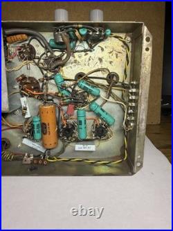 Vintage HEATHKIT A-9C Mono Tube Amplifier Untested No Bottom Plate Tubes & Cord