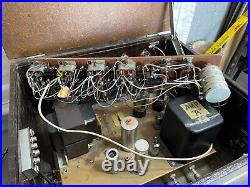 Vintage HEATHKIT A-9C Mono Tube Amplifier faux Alligator skin Case A-9b LISTED 2