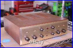 Vintage HH Scott 222c Stereo Tube Amplifier -Sound & Visual Amazing- Telefunkens
