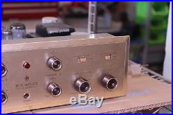 Vintage HH Scott 222c Stereo Tube Amplifier -Sound & Visual Amazing- Telefunkens