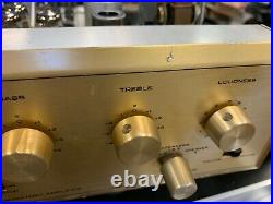 Vintage H H Scott 210-F Dynaural Laboratory Tube Amplifier for parts or repair