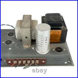 Vintage Hammond Organ Tube Amplifier Chassis H-AO-44-1 Working Pull