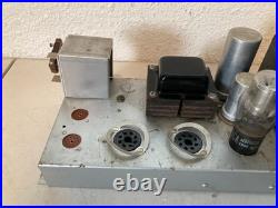 Vintage Hammond Tube Amplifier Chassis Project Transformers, Sockets