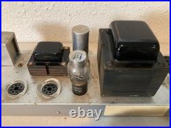 Vintage Hammond Tube Amplifier Chassis Project Transformers, Sockets