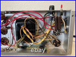Vintage Hammond Tube Amplifier Chassis Project Transformers, Sockets