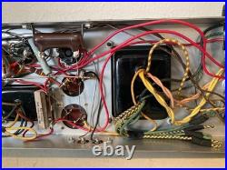 Vintage Hammond Tube Amplifier Chassis Project Transformers, Sockets