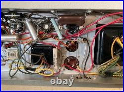 Vintage Hammond Tube Amplifier Chassis Project Transformers, Sockets