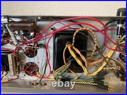 Vintage Hammond Tube Amplifier Chassis Project Transformers, Sockets