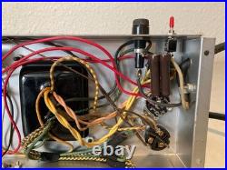 Vintage Hammond Tube Amplifier Chassis Project Transformers, Sockets