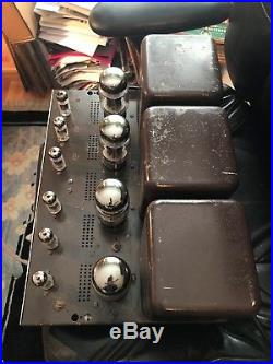 Vintage Harman Kardon Citation 2 tube stereo power amp amplifier, rebuilt