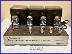Vintage Harman Kardon Citation II Tube Amplifier Amp AS IS
