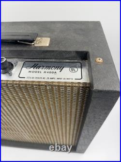 Vintage Harmony 400A Tube Guitar Amp 50C5 / 12AU6 / 35R4 Blues Tone Retro