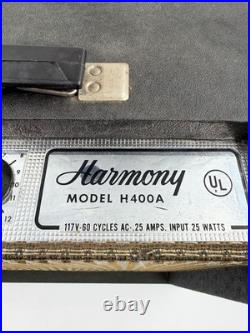 Vintage Harmony 400A Tube Guitar Amp 50C5 / 12AU6 / 35R4 Blues Tone Retro