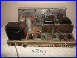 Vintage Heath Kit AA 100 Integrated Stereo Tube Amplifier For Parts or Repair