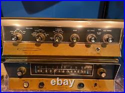 Vintage Heathkit AA-100 Stereo Tube AMP, AJ-32 Tuner, Power On Not Fully Tested