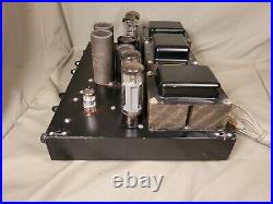 Vintage Heathkit AA-121 EL-34 6CA7 Stereo Tube Amplifier & Cage Restored & Clean