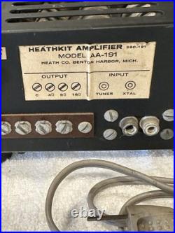 Vintage Heathkit AA-191 Tube Amplifier 3 Watt Untested Estate
