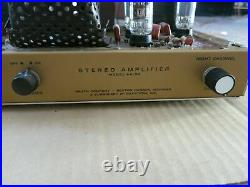 Vintage Heathkit AA 30 Stereo 6BQ5 Power Tube Amp Chassis Rare