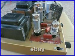Vintage Heathkit AA 30 Stereo 6BQ5 Power Tube Amp Chassis Rare