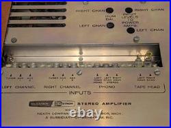 Vintage Heathkit Daystrom AA-100 Integrated Stereo 7591 Tube Amplifier