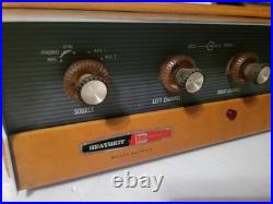 Vintage Heathkit Daystrom AA-141-A Stereo Tube Amplifier Powers On Untested