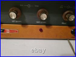 Vintage Heathkit Daystrom AA-141-A Stereo Tube Amplifier Powers On Untested