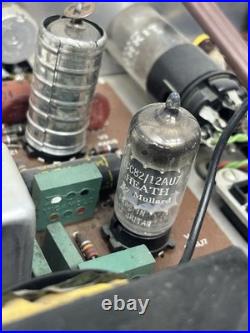 Vintage Heathkit TA-1 Tube Tape Amplifier Preamp Powers On Tubes Work